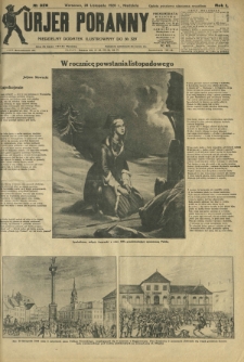 Kurjer Poranny : niedzielny dodatek ilustrowany do R. 50, No 329 (28 listopada 1926)