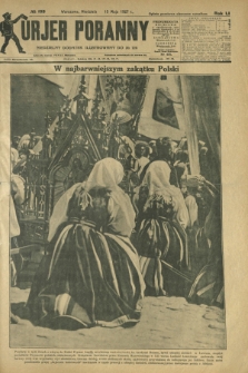 Kurjer Poranny : niedzielny dodatek ilustrowany do R. 51, No 133 (15 maja 1927)