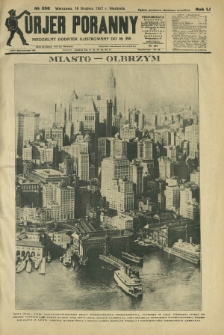 Kurjer Poranny : niedzielny dodatek ilustrowany do R. 51, No 350 (18 grudnia 1927)