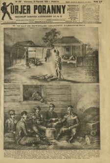 Kurjer Poranny : niedzielny dodatek ilustrowany do R.52, No 22 (22 stycznia 1928)