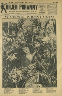 Kurjer Poranny : niedzielny dodatek ilustrowany do R.52, No 139 (20 maja 1928)