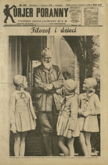 Kurjer Poranny : tygodniowy dodatek ilustrowany do R. 54, No 150 (1 czerwca 1930)