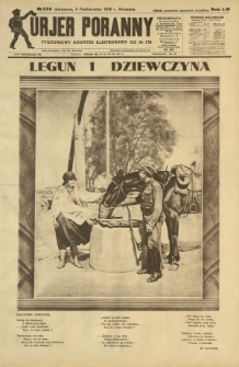 Kurjer Poranny : tygodniowy dodatek ilustrowany do R. 54, No 276 (5 października 1930)