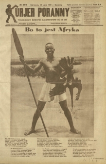 Kurjer Poranny : tygodniowy dodatek ilustrowany do R. 55, No 205 (26 lipca 1931)