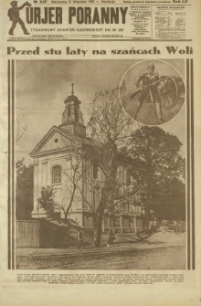 Kurjer Poranny : tygodniowy dodatek ilustrowany do R. 55, No 247 (6 września 1931)