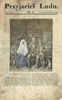 Przyjaciel Ludu : czyli tygodnik potrzebnych i pożytecznych wiadomości. R. 2, No 1 (4 lipca 1835)