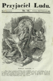 Przyjaciel Ludu : czyli tygodnik potrzebnych i pożytecznych wiadomości. R. 4, No 14 (7 października 1837)