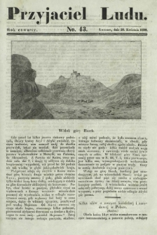 Przyjaciel Ludu : czyli tygodnik potrzebnych i pożytecznych wiadomości. R. 4, No 43 (28 kwietnia 1838)