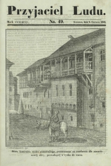 Przyjaciel Ludu : czyli tygodnik potrzebnych i pożytecznych wiadomości. R. 4, No 49 (9 czerwca 1838)