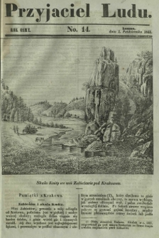 Przyjaciel Ludu : czyli tygodnik potrzebnych i pożytecznych wiadomości. R. 8, No 14 (2 października 1841)