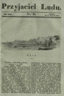 Przyjaciel Ludu : czyli tygodnik potrzebnych i pożytecznych wiadomości. R. 8, No 28 (8 stycznia 1842)