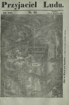 Przyjaciel Ludu : czyli tygodnik potrzebnych i pożytecznych wiadomości. R. 8, No 41 (9 kwietnia 1842)
