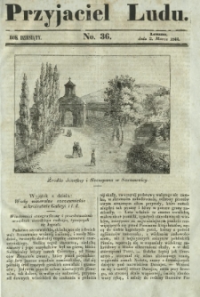 Przyjaciel Ludu : czyli tygodnik potrzebnych i pożytecznych wiadomości. R. 10, No 36 (2 marca 1844)