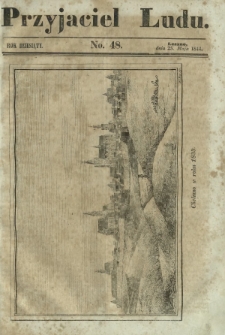 Przyjaciel Ludu : czyli tygodnik potrzebnych i pożytecznych wiadomości. R. 10, No 48 (25 maja 1844)
