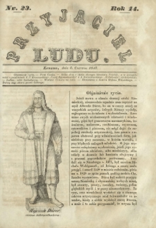 Przyjaciel Ludu : czyli tygodnik potrzebnych i pożytecznych wiadomości. R.14, Nr 23 (5 czerwca 1847)