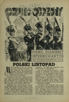 Goniec Obozowy : wiadomości dla internowanych R. 2, Nr 14 (30) 15 listopada 1941
