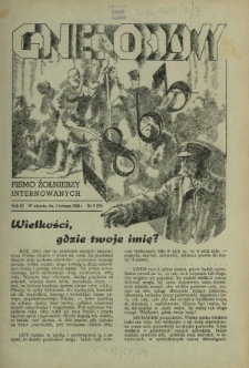 Goniec Obozowy : pismo żołnierzy internowanych R. 3, Nr 3 (1 lutego 1942)