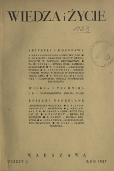Wiedza i Życie : miesięcznik poświęcony sprawie kultury i oświaty R. 12, z. 2 (luty 1937)