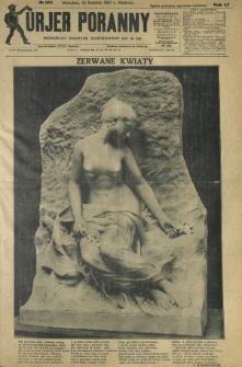 Kurjer Poranny : niedzielny dodatek ilustrowany do R. 51, No 100 (10 kwietnia 1927)