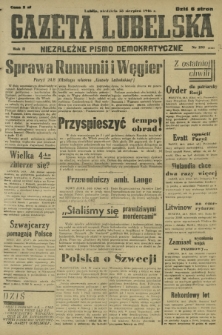 Gazeta Lubelska : niezależne pismo demokratyczne. R. 2, nr 233=542 (25 sierpień 1946)