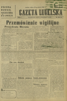 Gazeta Lubelska : niezależne pismo demokratyczne. R. 2, nr 356=665 (28 grudzień 1946)