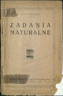 Zadania maturalne