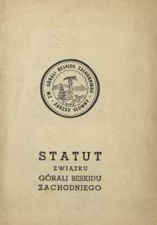 Statut Związku G&oacute;rali Beskidu Zachodniego