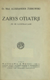 Zarys otiatrji