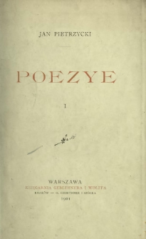 Poezye. 1