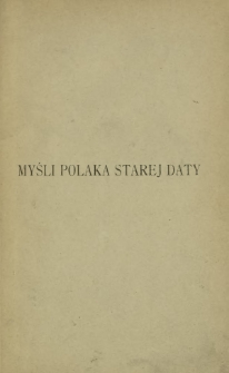 Myśli Polaka starej daty
