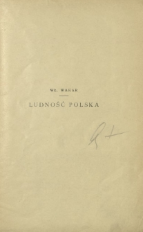 Ludność polska : ilość i rozprzestrzenienie