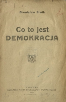 Co to jest demokracja