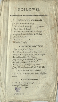 Dyaryusz Seymu Wolnego Ordynaryinego Warszawskiego Szescio-Niedzielnego Roku [...] MDCCLXXXII