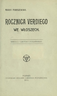 Rocznica Verdiego we Włoszech