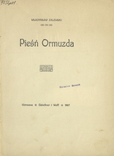 Pieśń Ormuzda