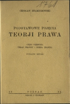 Układ prawny i norma prawna
