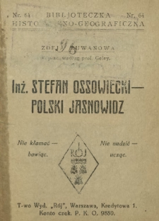 Inż. Stefan Ossowiecki - polski jasnowidz