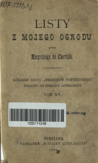 Listy z mojego ogrodu