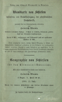 Schlesien nach seinen physischen, topographischen und statistischen Verhältnissen