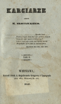 Karciarze. T. 2