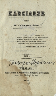 Karciarze. T. 1