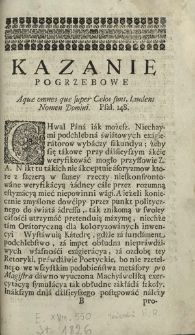 Szczęśliwa do wieczności deflvitacya [...]