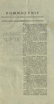 Pomnozenie Dochodu Z Papieru Stęplowanego