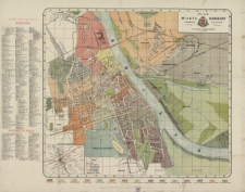 Plan miasta Warszawy z numeracją domów