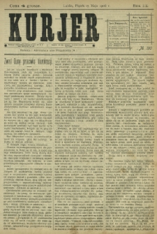 Kurjer / redaktor i wydawca Stanisław Korczak. - R. 3, nr 110 (15 maja 1908)
