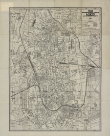 Plan wojewódzkiego miasta Łodzi