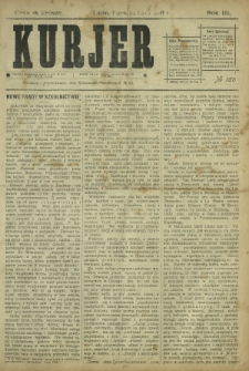 Kurjer / redaktor i wydawca Stanisław Korczak. - R. 3, nr 166 (24 lipca 1908)