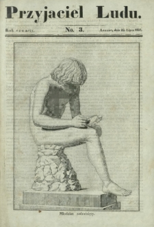 Przyjaciel Ludu : czyli tygodnik potrzebnych i pożytecznych wiadomości. R. 4, No 2 (15 lipca 1837)