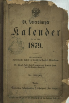 St. Petersburger Kalender für das Jahr 1879