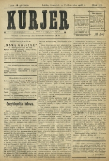 Kurjer / redaktor i wydawca Stanisław Korczak. - R. 3, nr 248 (29 października 1908)